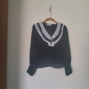 Vintage San Andre New York Paris Blouse Size 4